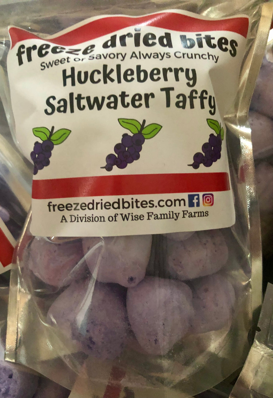 Huckleberry Saltwater Taffy